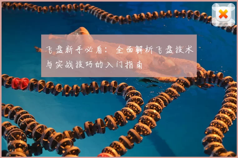 飞盘新手必看:全面解析飞盘技术与实战技巧的入门指南