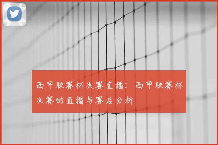 西甲联赛杯决赛直播:西甲联赛杯决赛的直播与赛后分析