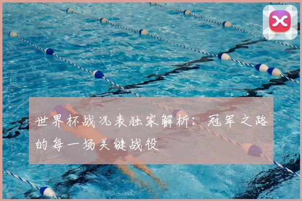 世界杯战况表独家解析：冠军之路的每一场关键战役