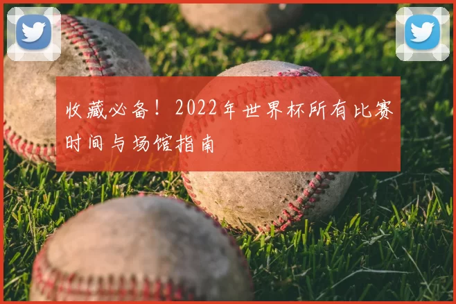 收藏必备！2022年世界杯所有比赛时间与场馆指南